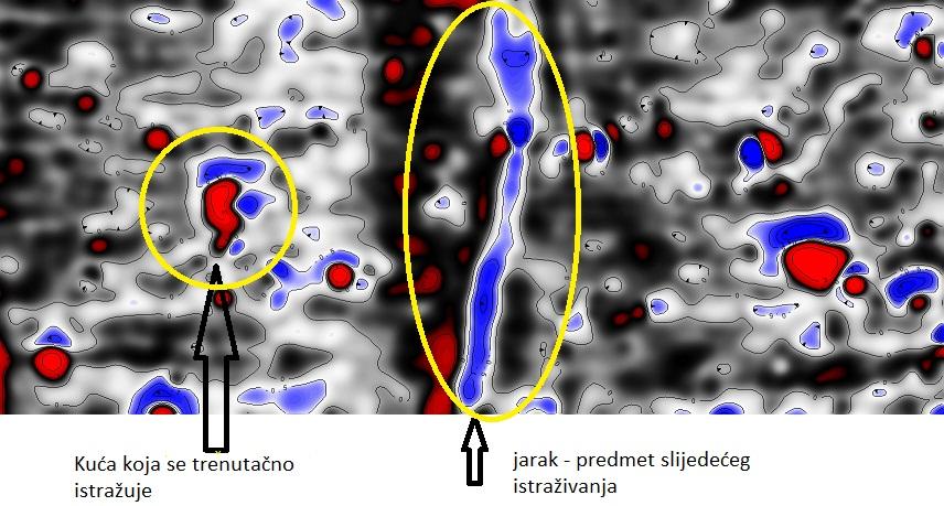 geofizički prikaz lokaliteta Lipje